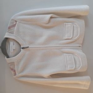 Burberry zipper sweater